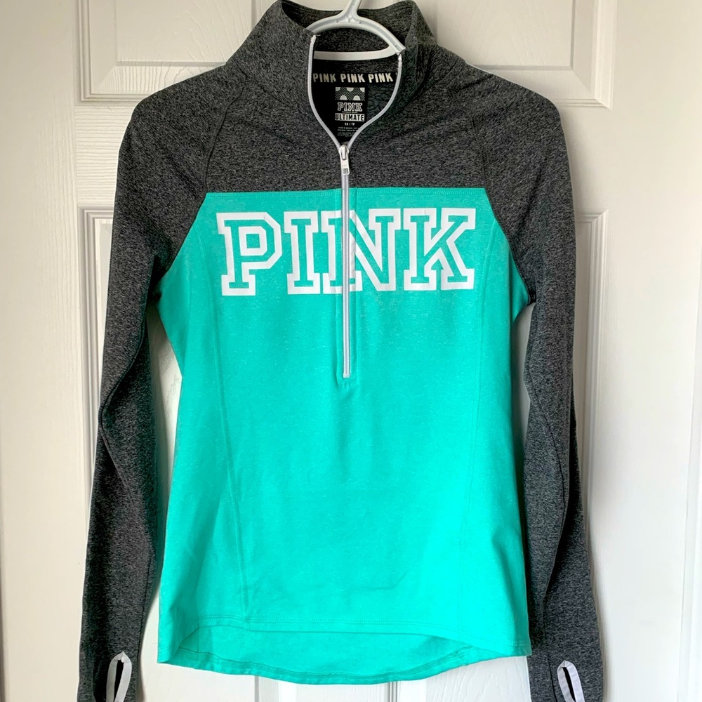 PINK Gently Used Athletic Quarter Zip Size XS